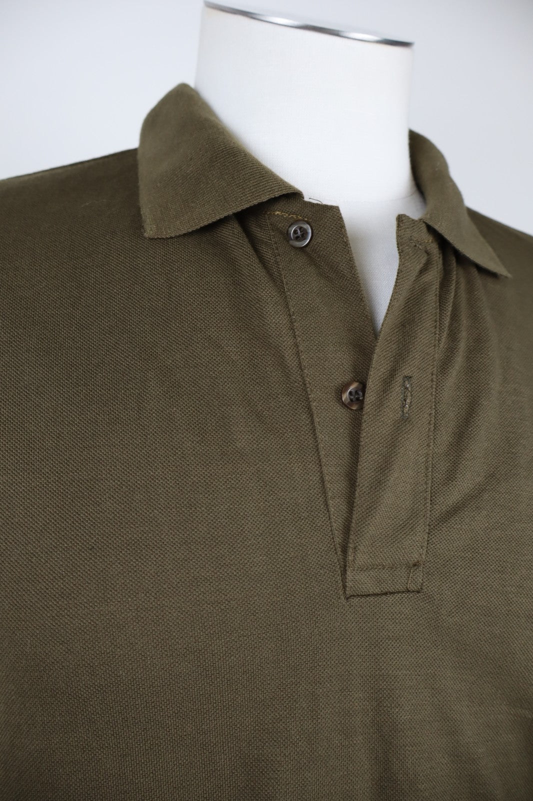 TOMMY HILFIGER  POLO UOMO MAN COTONE TG. L T-SHIRT CASUAL VINTAGE COTONE VERDE