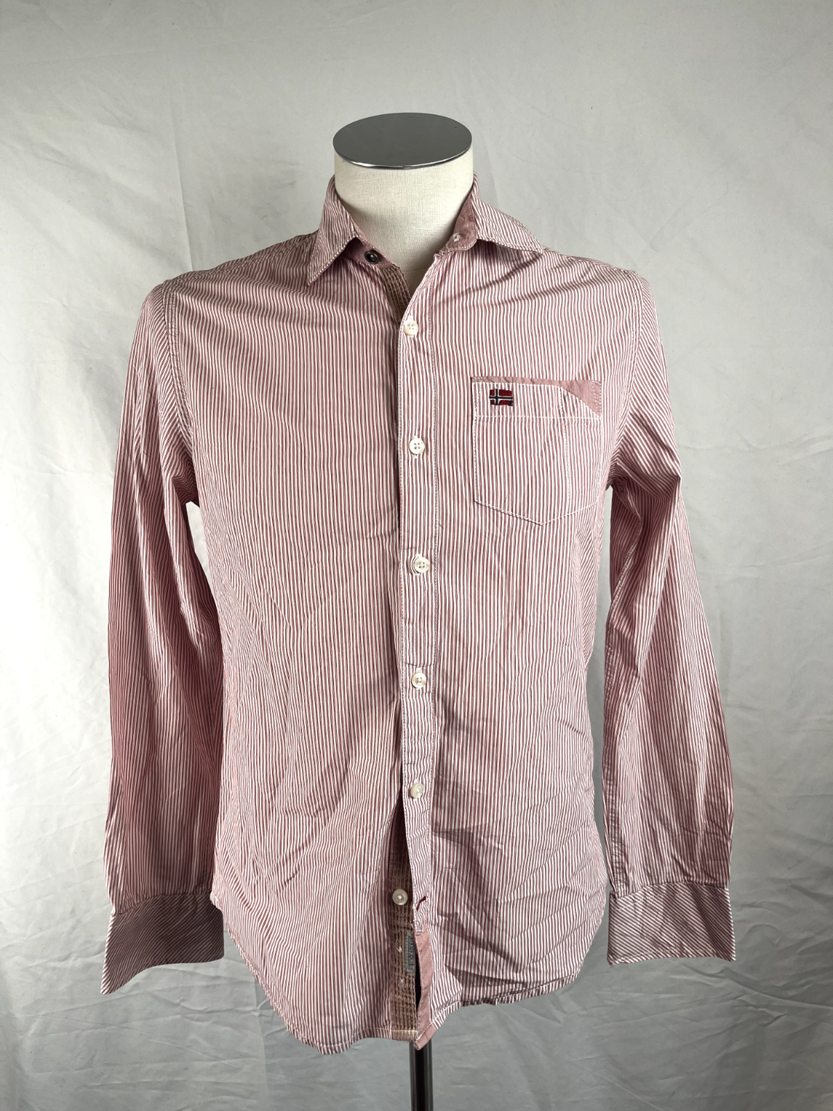 NAPAPIJRI CAMICIA UOMO COTONE TG. S MAN CASUAL VINTAGE COTTON SHIRT