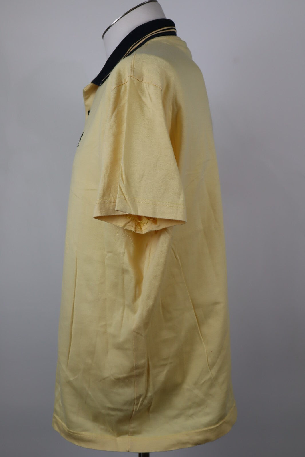 AUSTRALIAN MAGLIA POLO GIALLO SHIRT UOMO TG. 56 MAN CASUAL VINTAGE COTONE