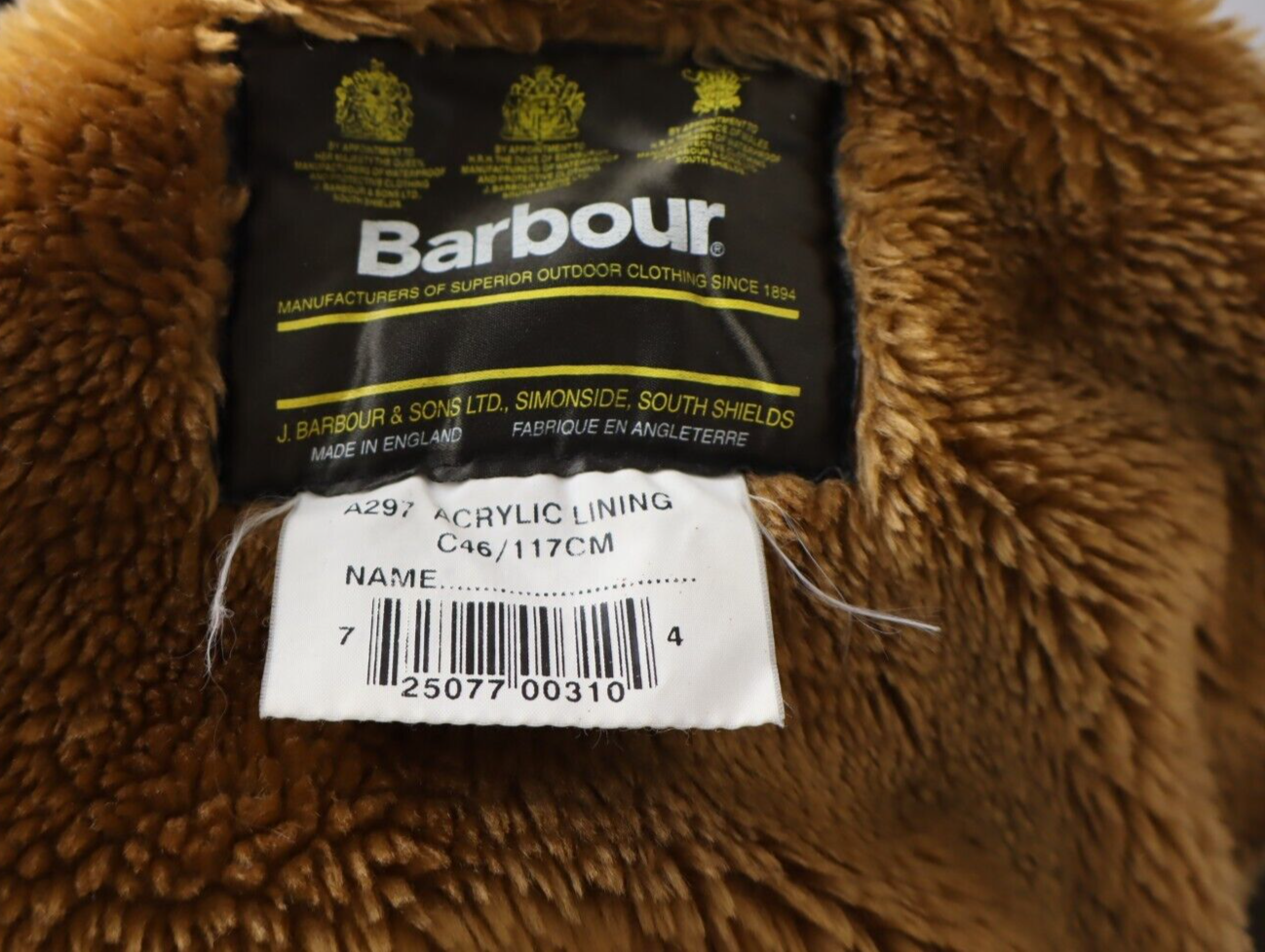 BARBOUR GIUBBINO SMANICATO GILET IMBOTTITURA UOMO C46 117CM MAN JACKET CASUAL