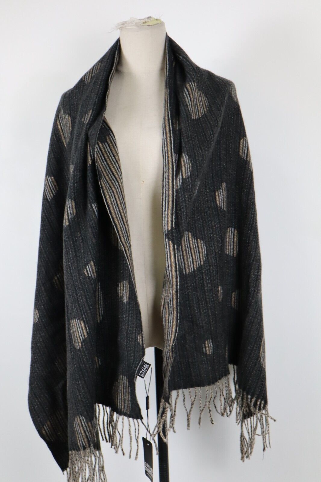 COVERI COLLECTION SCIARPA UOMO DONNA UNISEX WOMAN MAN VINTAGE CASUAL SCARF TAG