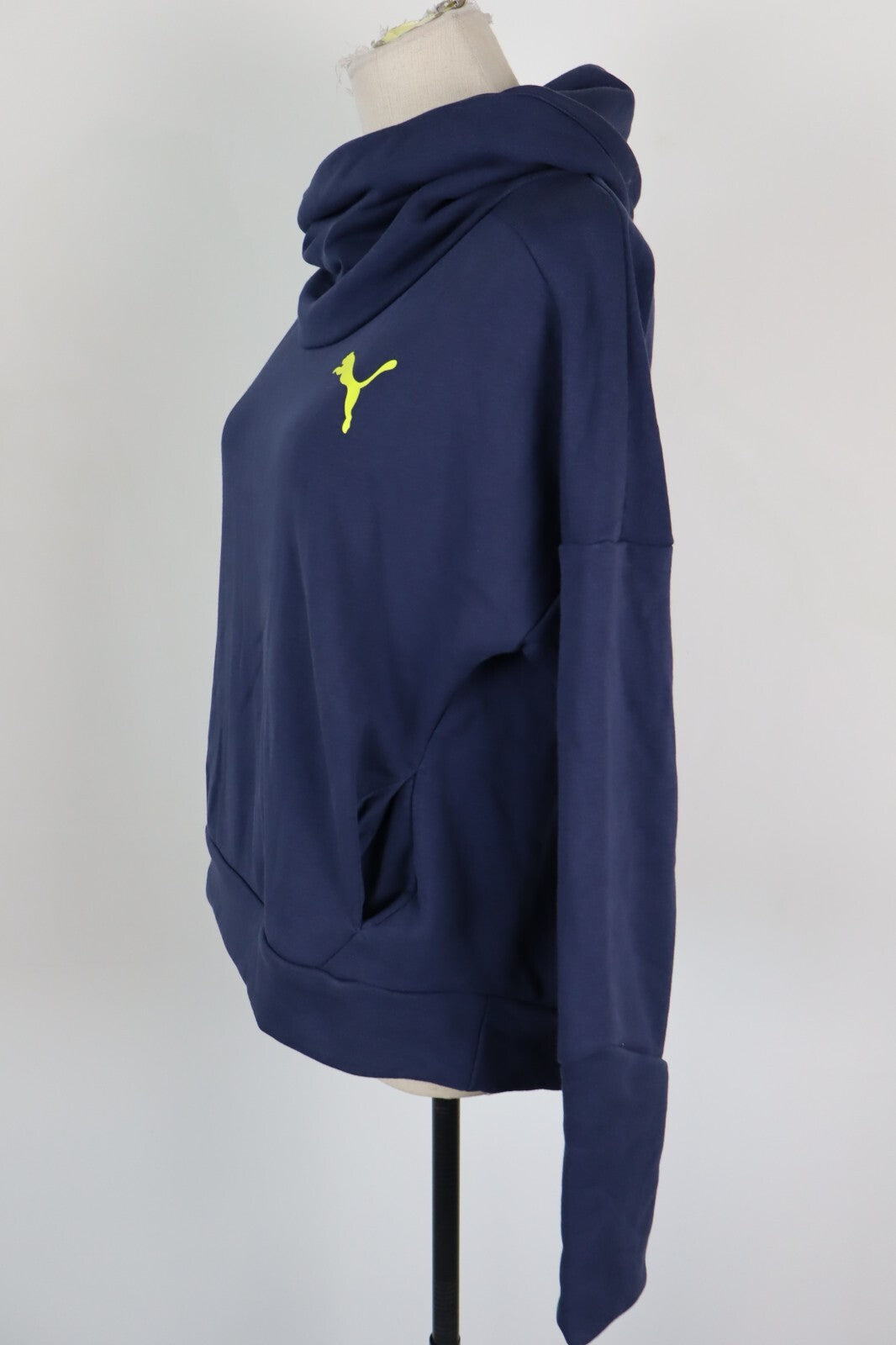 PUMA FELPA CAPPUCCIO DONNA Tg S WOMEN CASUAL VINTAGE SPORT SWEATSHIRT