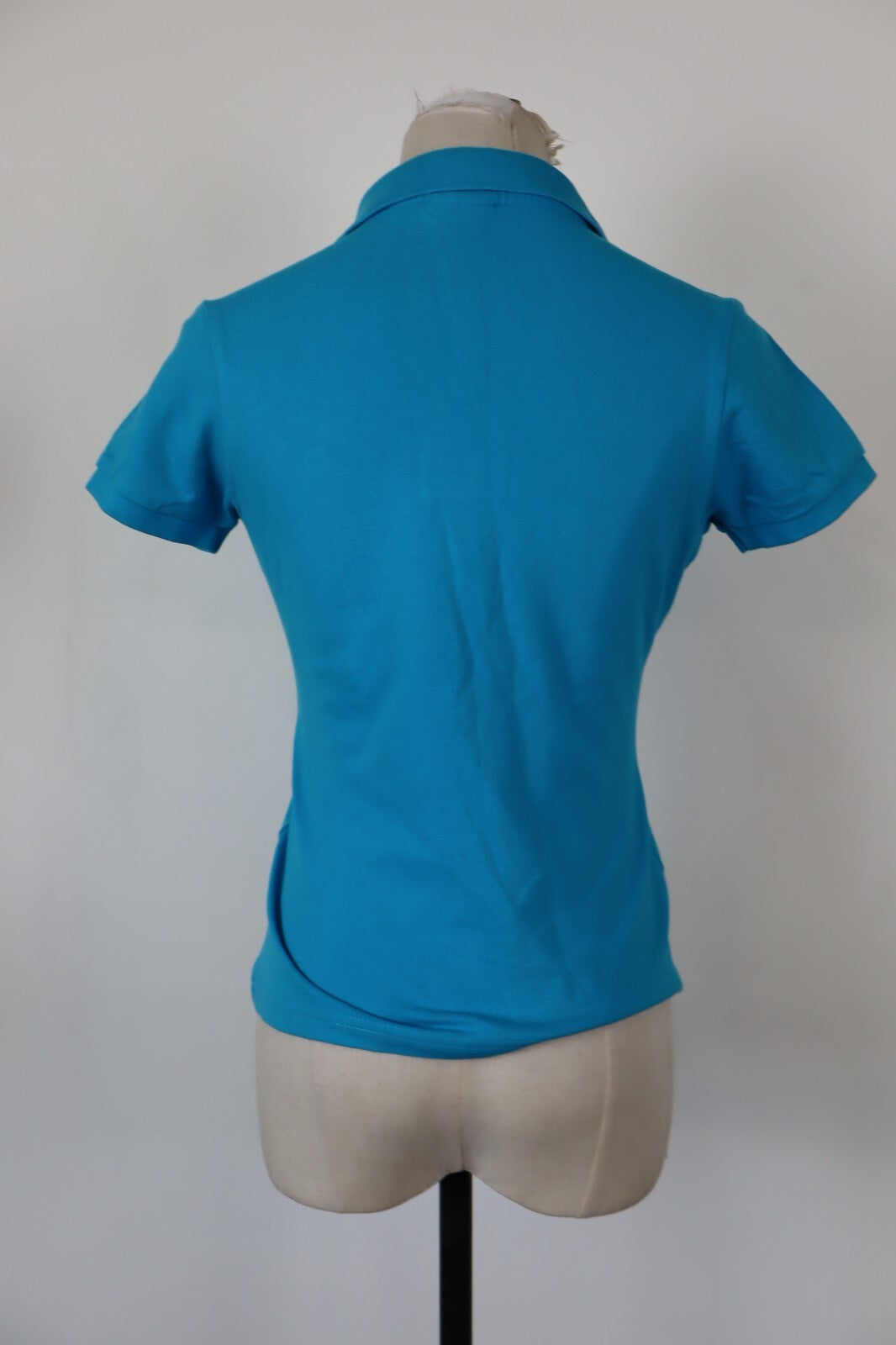 LACOSTE POLO MAGLIA DONNA COTONE TG. 34 WOMAN COTTON SHIRT CASUAL VINTAGE
