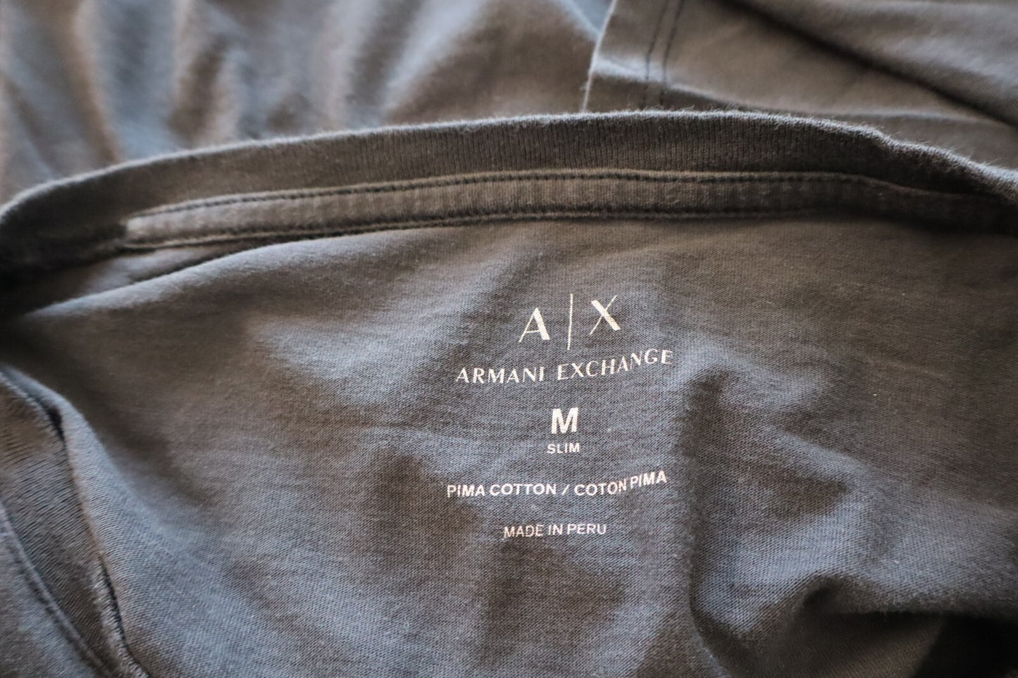 AX ARMANI EXCHANGE MAGLIA UOMO COTONE TG.M MAN COTTON SHIRT CASUAL VINTAGE