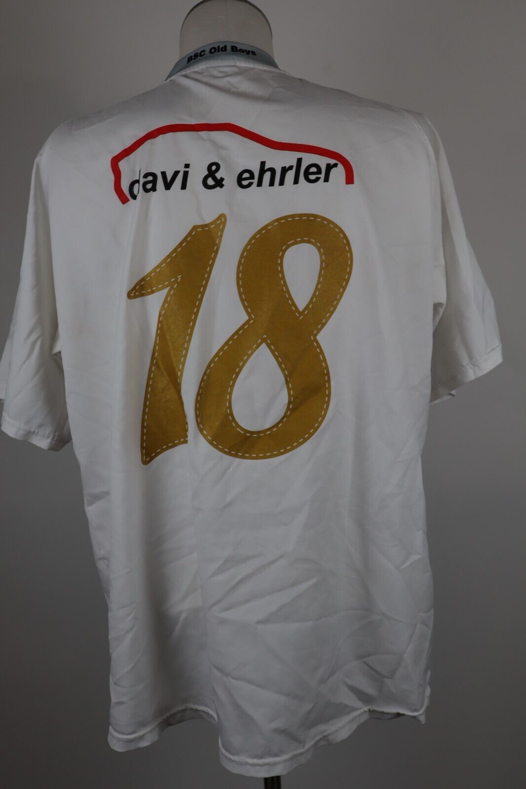 GEMS BODENBELAGE MAGLIA N 18 CALCIO UOMO Tg XL SOCCER JERSEY TRIKOT SPORT