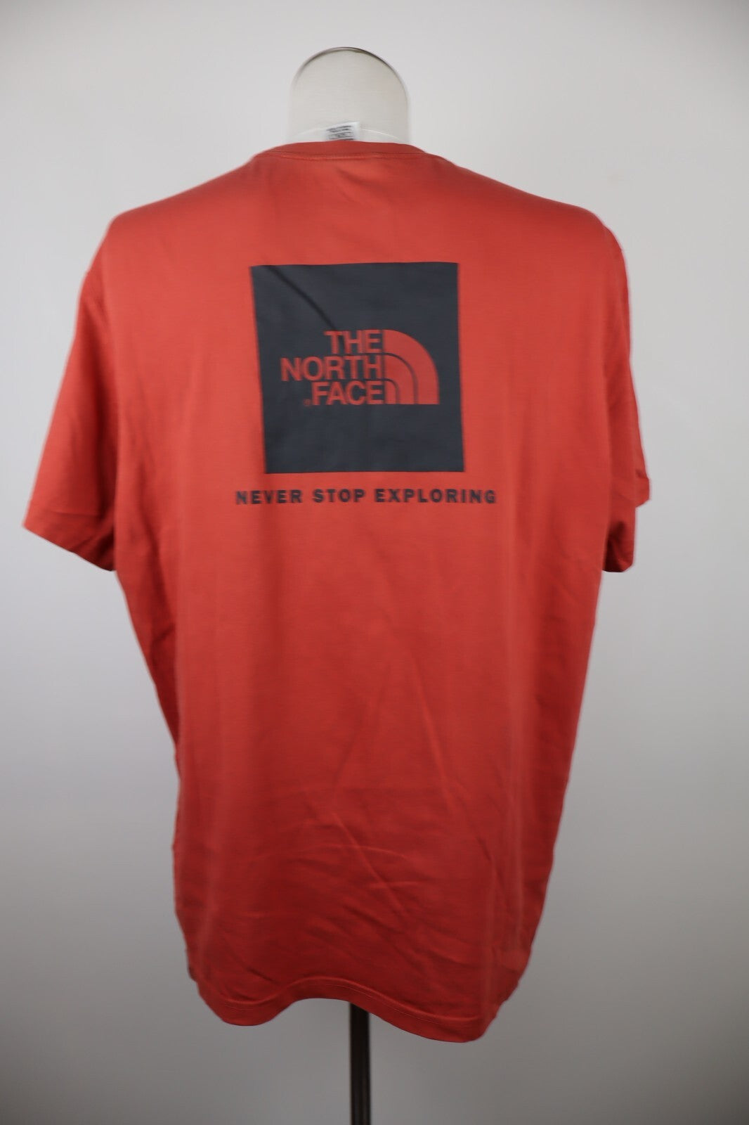 THE NORTH FACE MAGLIA UOMO TG. XL MAN T-SHIRT VINTAGE CASUAL COTONE COTTON ROSSO