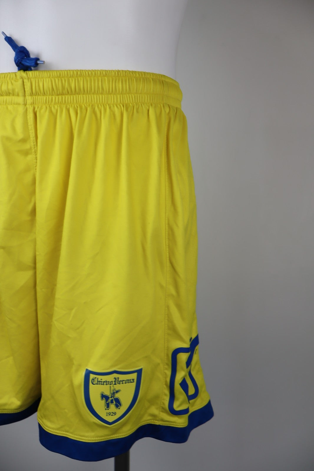 GIVOVA CHIEVO VERONA PANTALONCINI CALCIO SPORT UOMO TG L VINTAGE MEN SHORTS