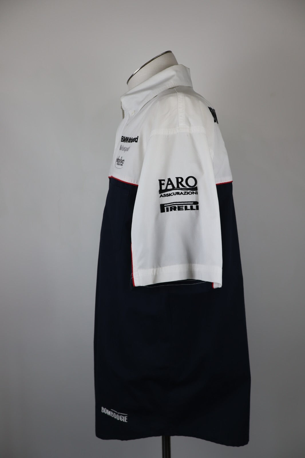 BOMBOOGIE PER ALPHA RACING BMW MOTORRAD CAMICIA SHIRT UOMO TG XL MAN SPORT MOTO