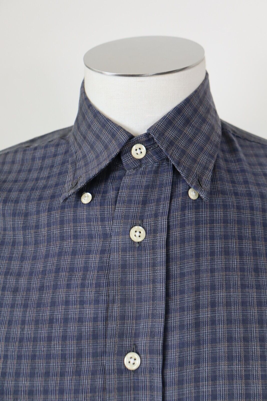 RALPH LAUREN CAMICIA UOMO TG. 34 15.5 MAN CASUAL VINTAGE SHIRT COTONE COTTON