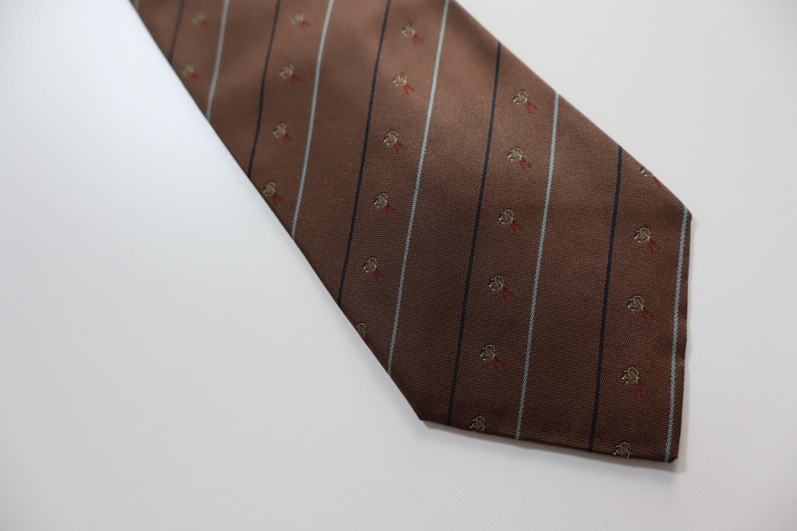 LES COPAINS 100% SILK TIE SETA CRAVATTA NECKTIE MADE IN ITALY CLASSIC