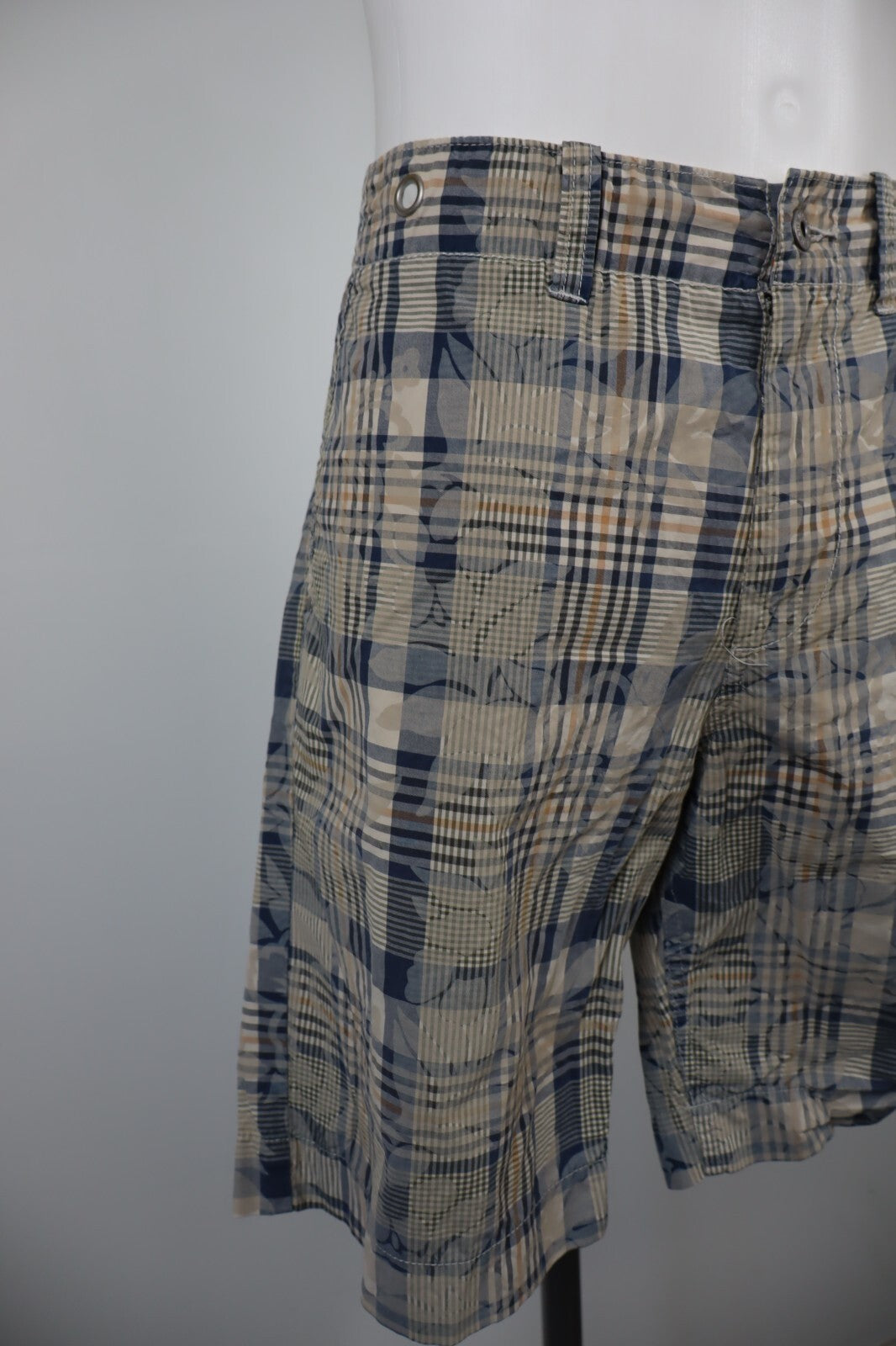 REPLAY BERMUDA PANTALONE SHORTS UOMO 32 MAN VINTAGE CASUAL PANTS COTONE