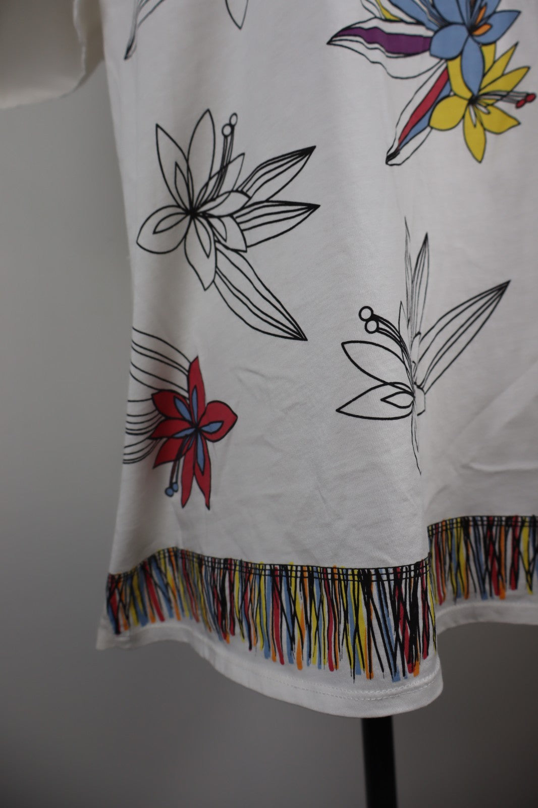 MARELLA MAGLIA DONNA TG. L WOMAN CASUAL VINTAGE T-SHIRT TOP SETA SILK COTONE