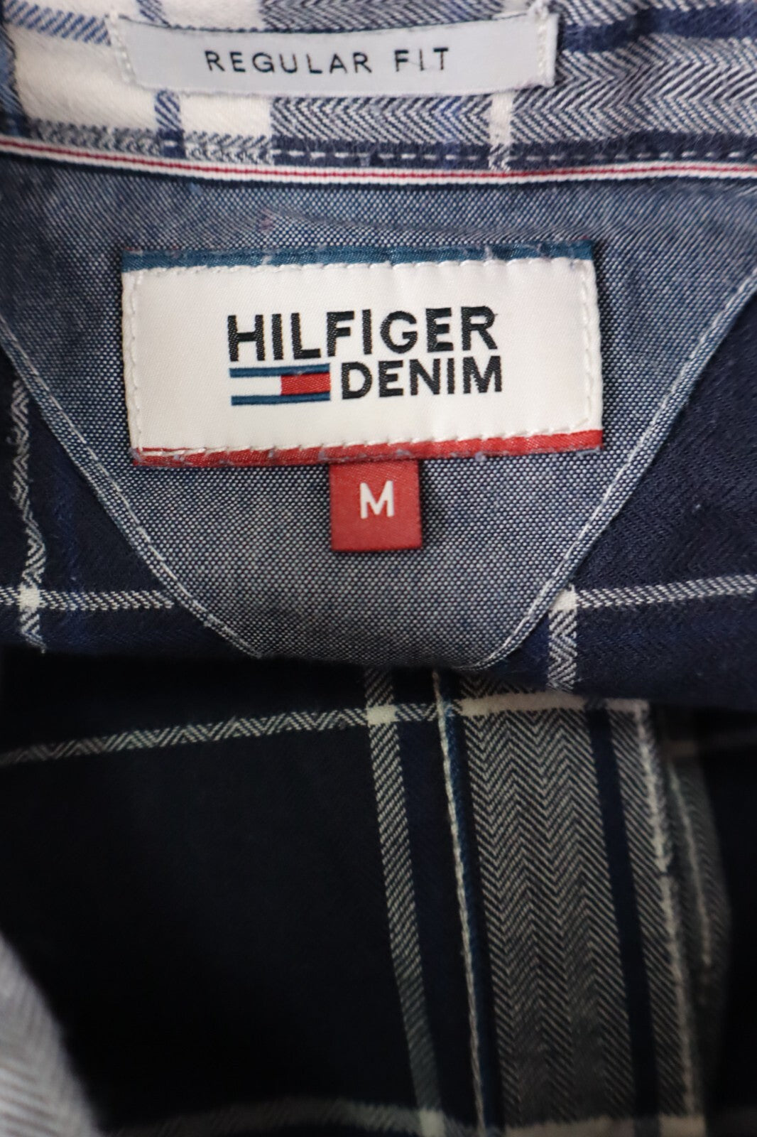 TOMMY HILFIGER CAMICIA UOMO TG. M MAN CASUAL VINTAGE SHIRT COTONE COTTON