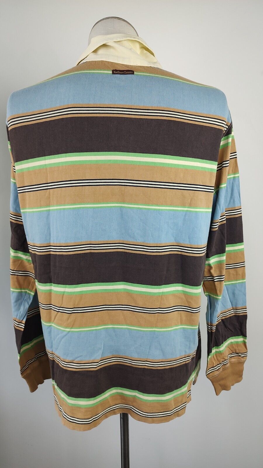 MARLBORO CLASSICS MAGLIA UOMO TG L MAN POLO SHIRT CASUAL VINTAGE