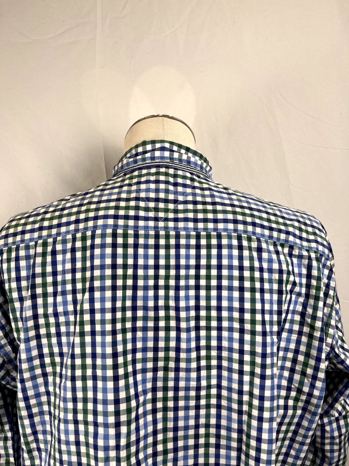 TOMMY HILFIGER CAMICIA UOMO TG. XL MAN CASUAL SHIRT VINTAGE SHIRT COTONE COTTON