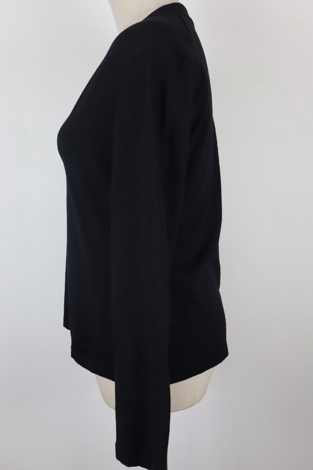 JOOP! MAGLIONE CARDIGAN DONNA Tg. M WOMAN CASUAL SWEATER VISCOSA ELASTANO NERO