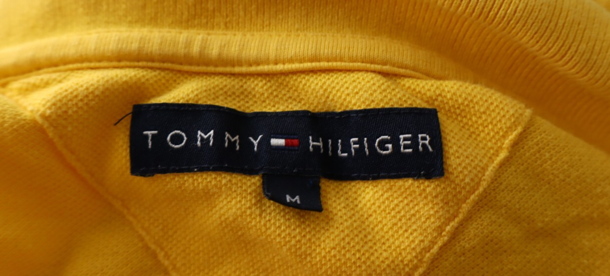 TOMMY HILFIGER POLO MAGLIA UOMO TG M MAN T-SHIRT CASUAL VINTAGE COTONE