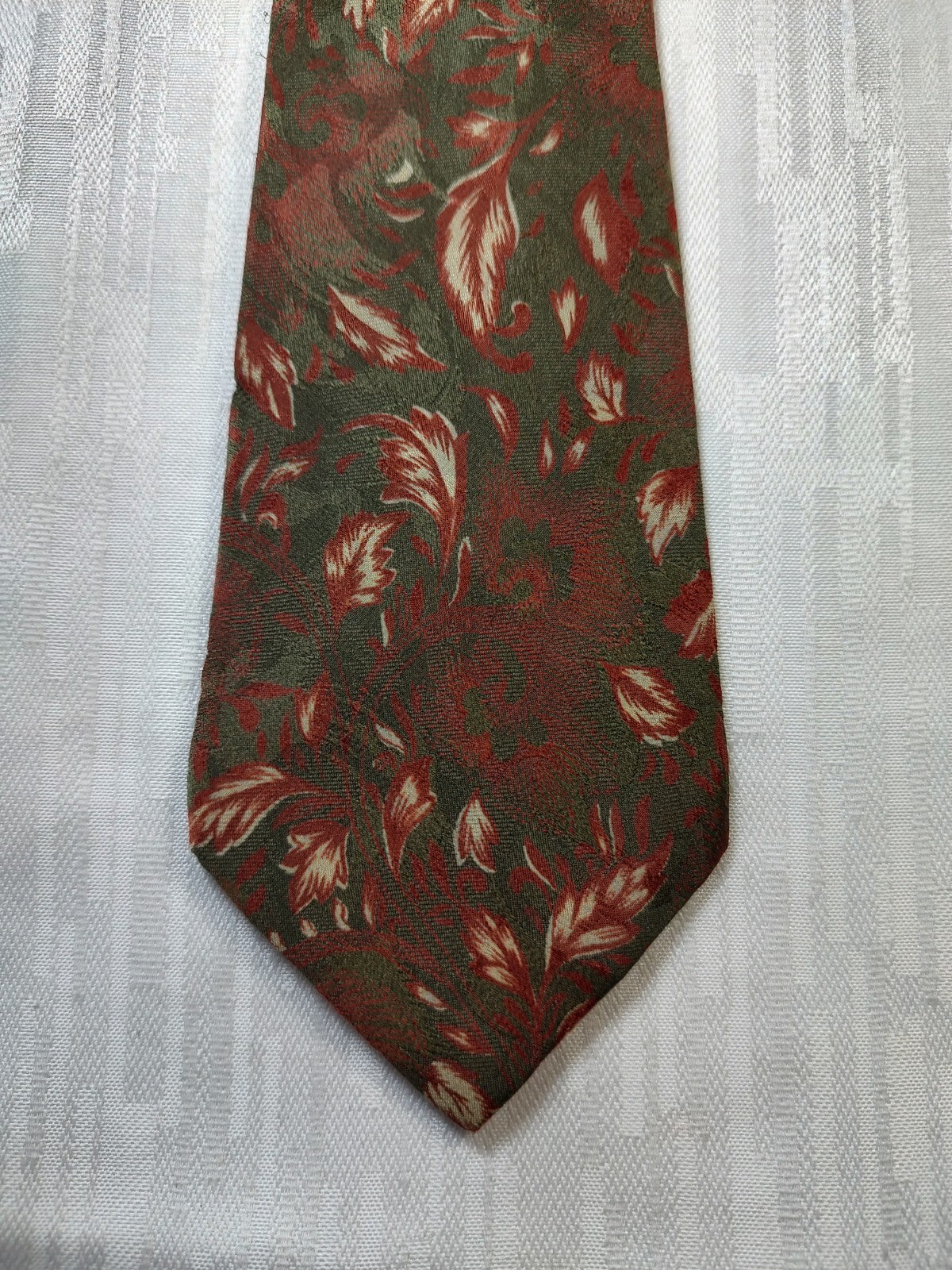TRUSSARDI 100% SILK TIE SETA CRAVATTA NECKTIE MADE IN ITALY CLASSIC