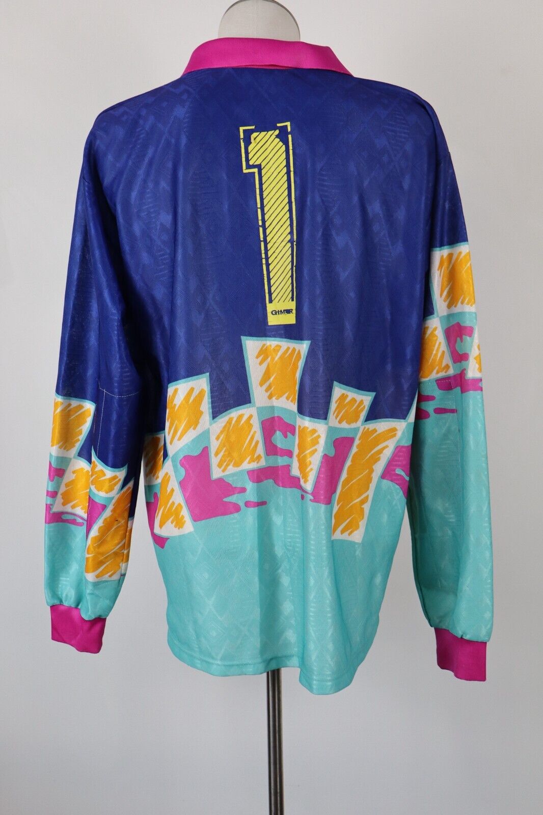 GIMER MAGLIA CALCIO PORTIERE UOMO Tg XL SOCCER VINTAGE MAN JERSEY