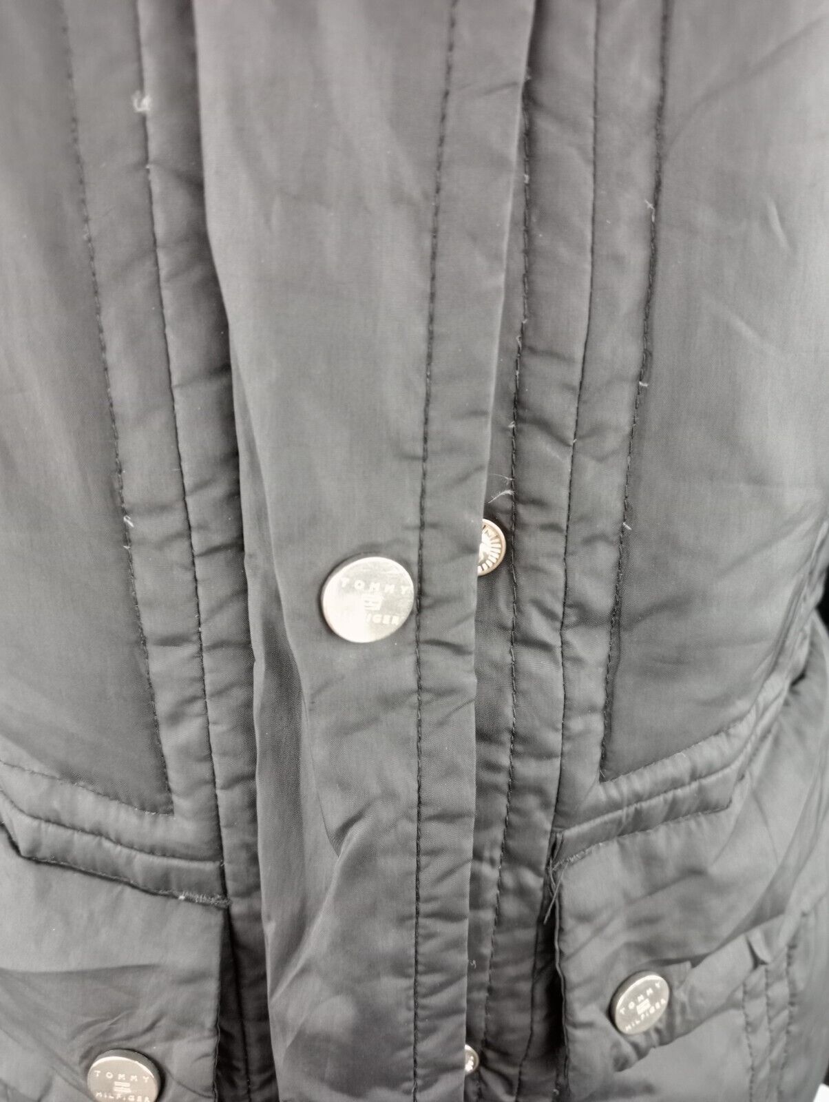 TOMMY HILFIGER GIUBBINO IMBOTTITO GIACCA DONNA Tg. M WOMAN CASUAL JACKET VINTAGE