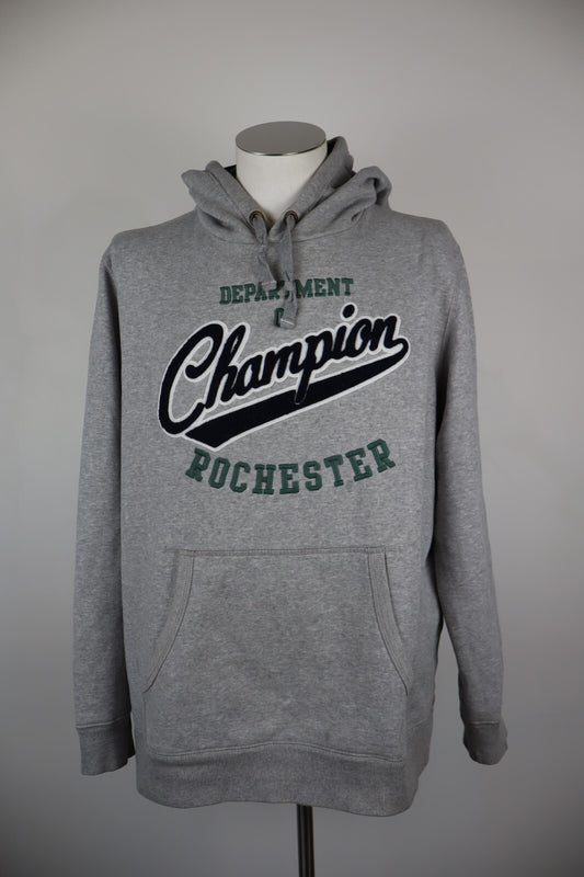 CHAMPION ROCHESTER FELPA CAPPUCCIO UOMO XL MAN SWEATSHIRT COTONE CASUAL VINTAGE