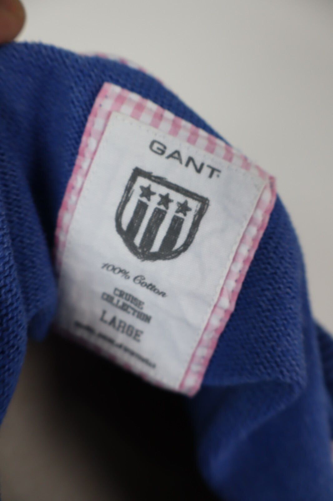 GANT MAGLIONE FELPA DONNA TG L WOMAN SWEATER VINTAGE CASUAL COTONE