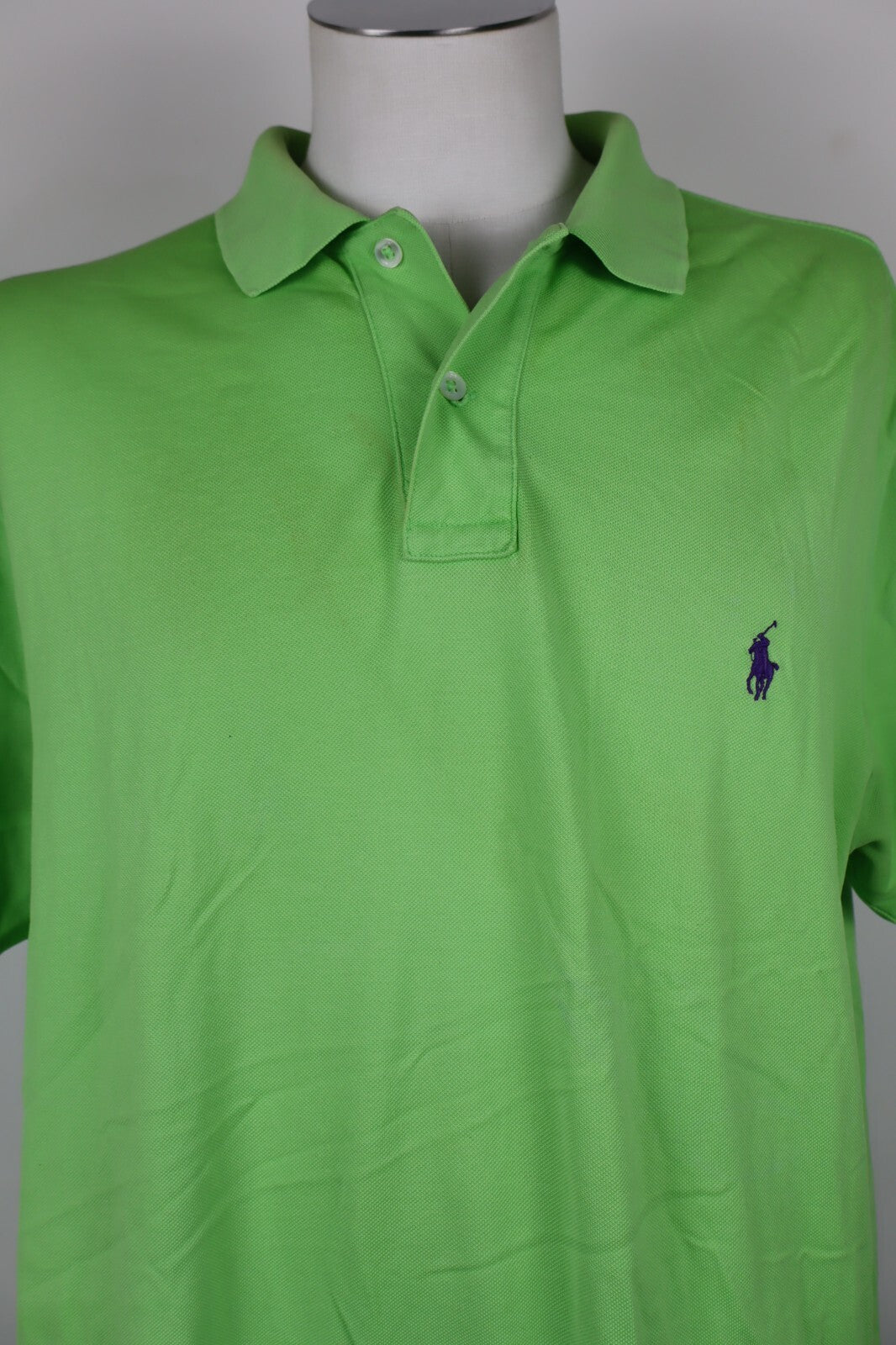 RALPH LAUREN MAGLIA POLO UOMO COTONE TG. XL MAN COTTON T-SHIRT CASUAL VINTAGE