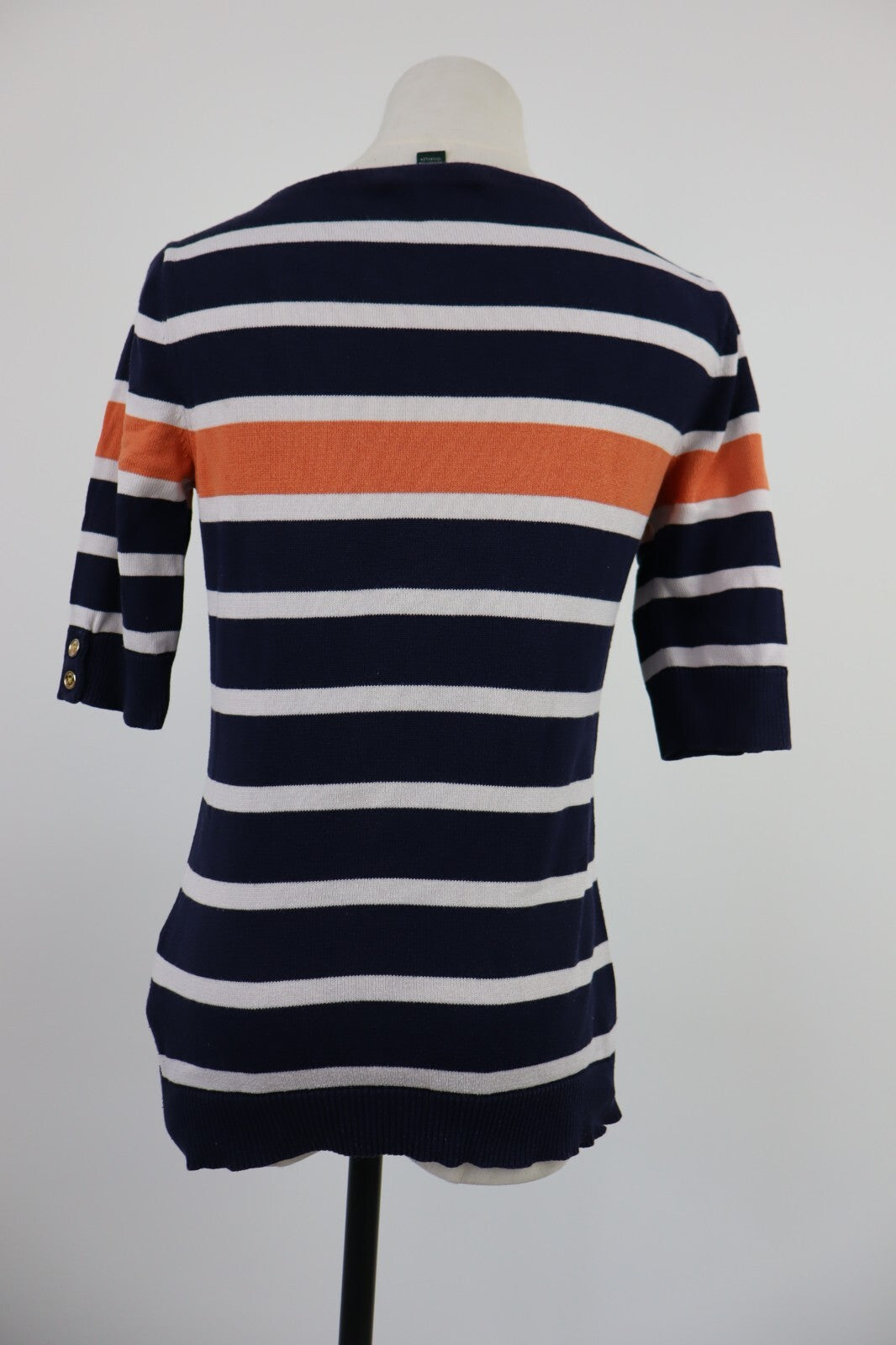 LAUREN RALPH LAUREN DONNA MAGLIA COTONE TG. S WOMAN SHIRT CASUAL VINTAGE COTTON