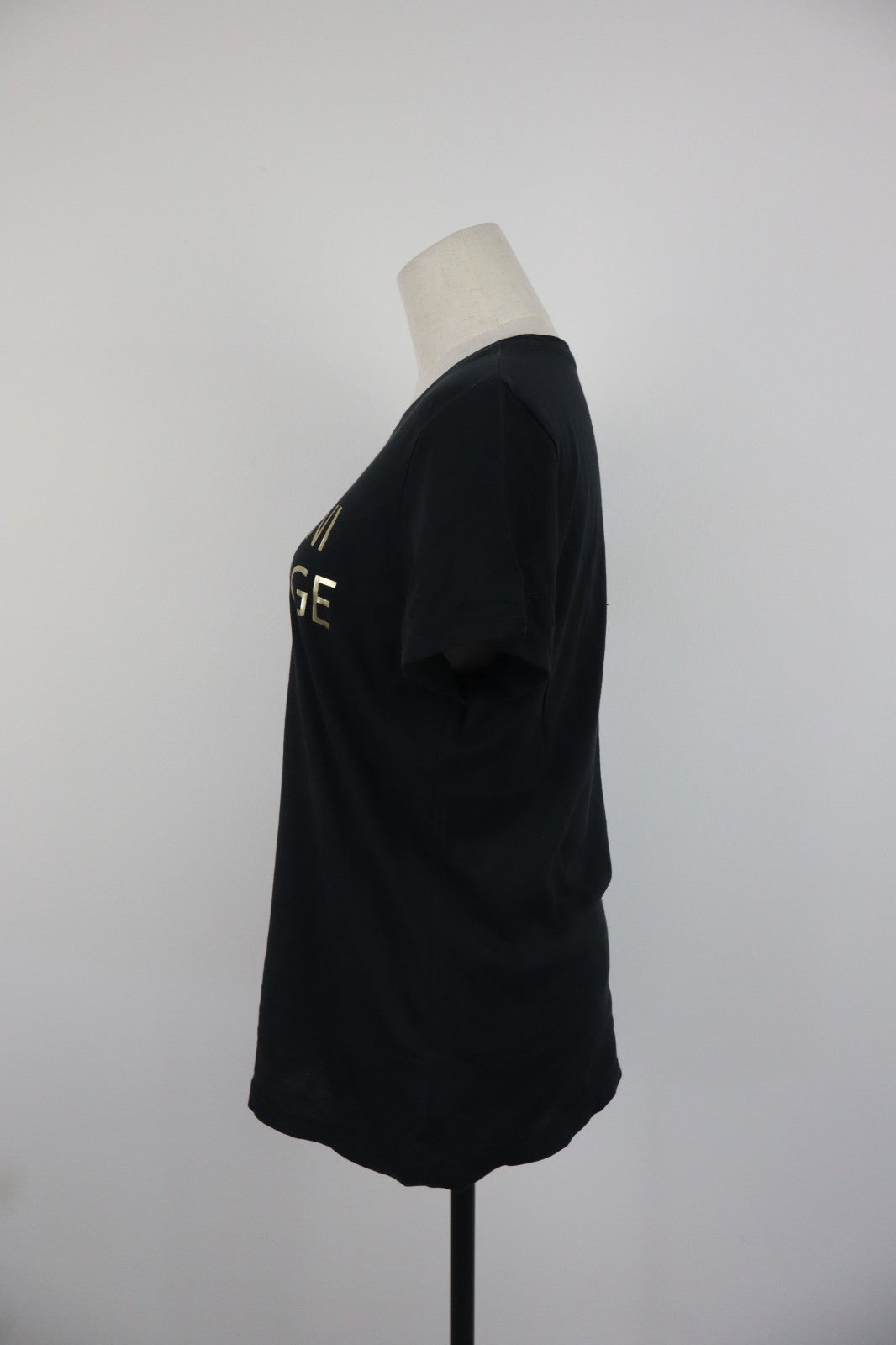ARMANI EXCHANGE MAGLIA DONNA TG. XL WOMAN CASUAL VINTAGE T-SHIRT TOP COTONE
