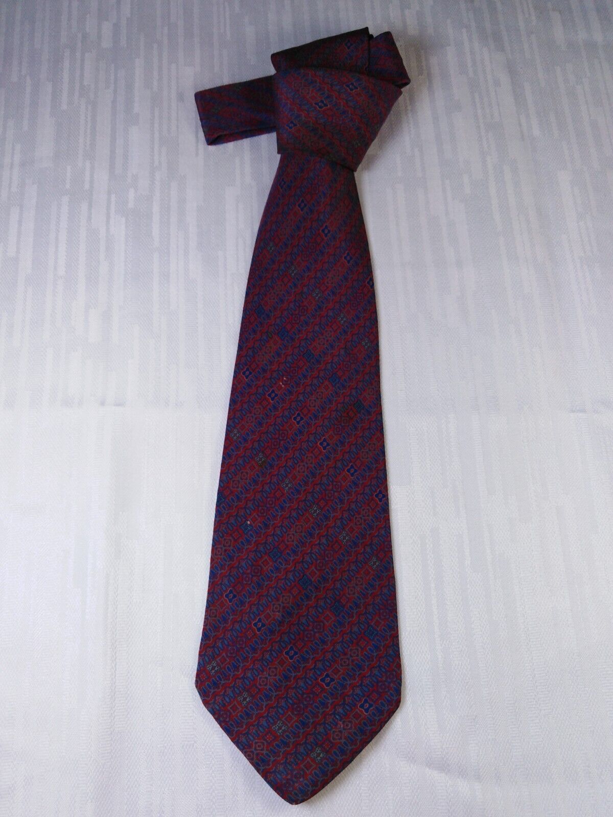 LANCOME 100% SILK TIE SETA CRAVATTA NECKTIE MADE ITALY VINTAGE CLASSIC