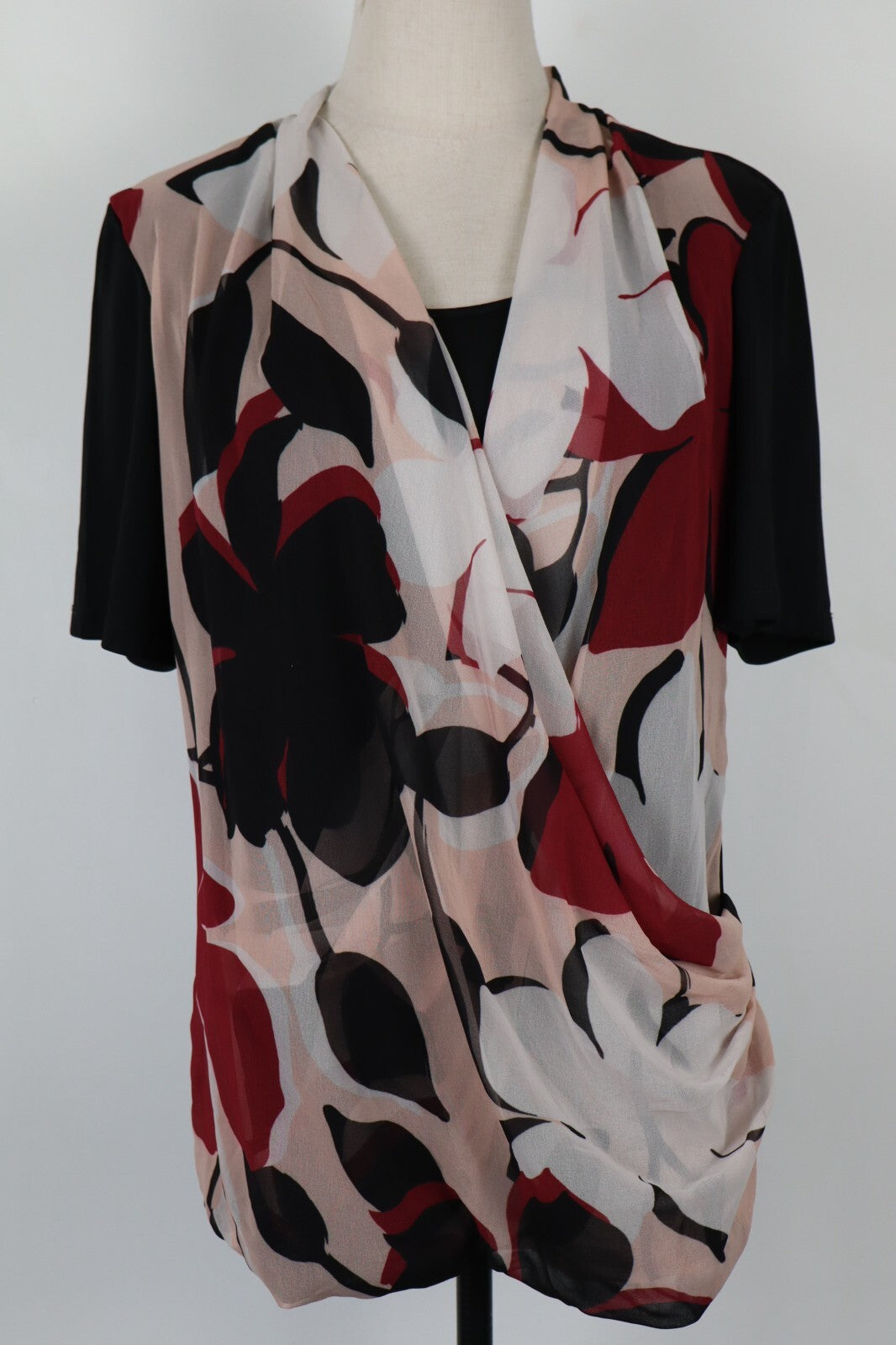 PER TE BY KRIZIA MAGLIA DONNA TG. 17 WOMAN T-SHIRT CASUAL VINTAGE FLORAL