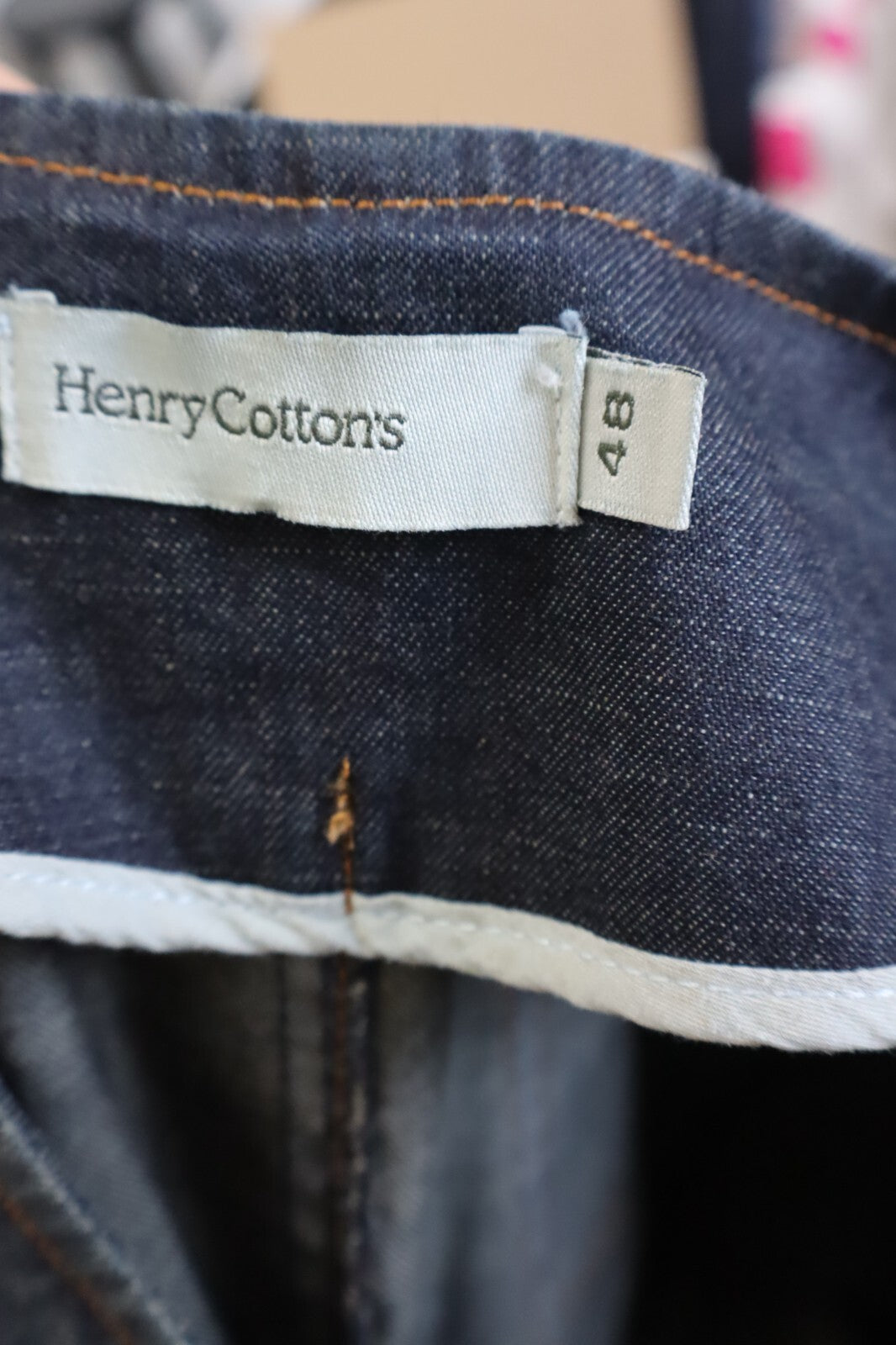 HENRY COTTON'S JEANS GONNA DENIM DONNA WOMAN SKIRT Tg. 48 CASUAL VINTAGE COTONE