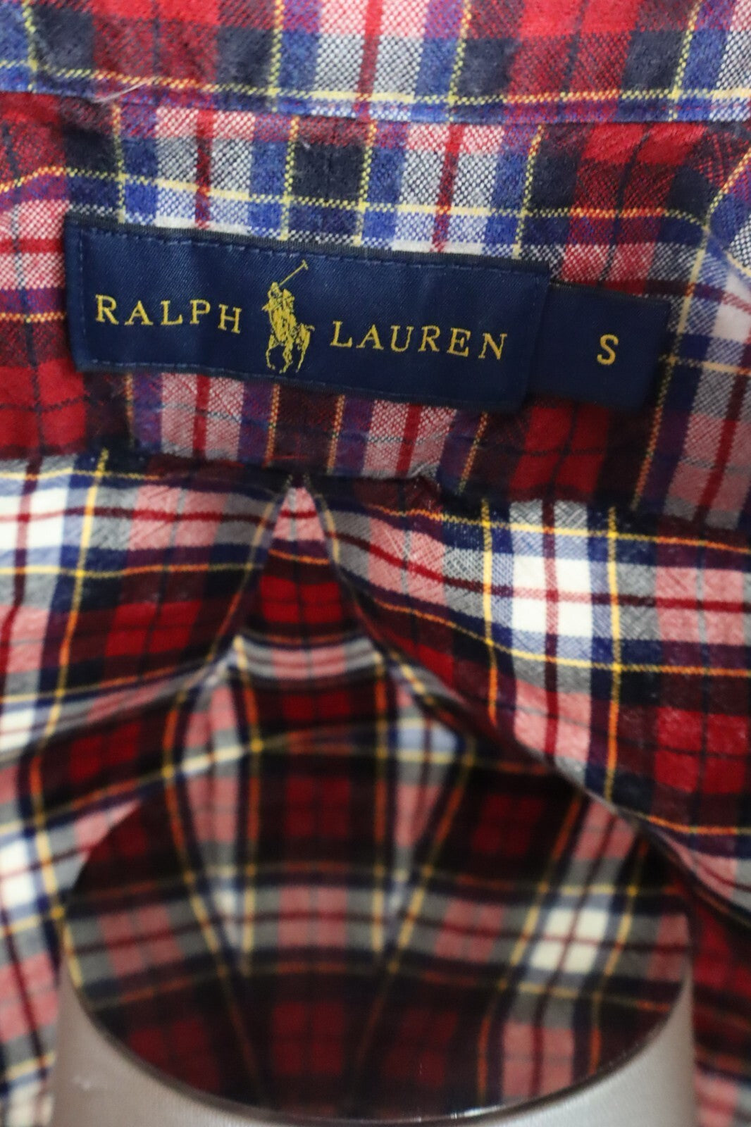 RALPH LAUREN CAMICIA SHIRT UOMO Tg S MAN VINTAGE CASUAL COTONE COTTON