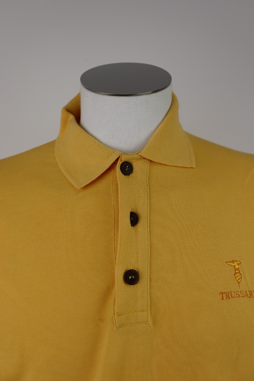 TRUSSARDI MAGLIA POLO UOMO TG 2XL MAN T-SHIRT CASUAL VINTAGE COTONE