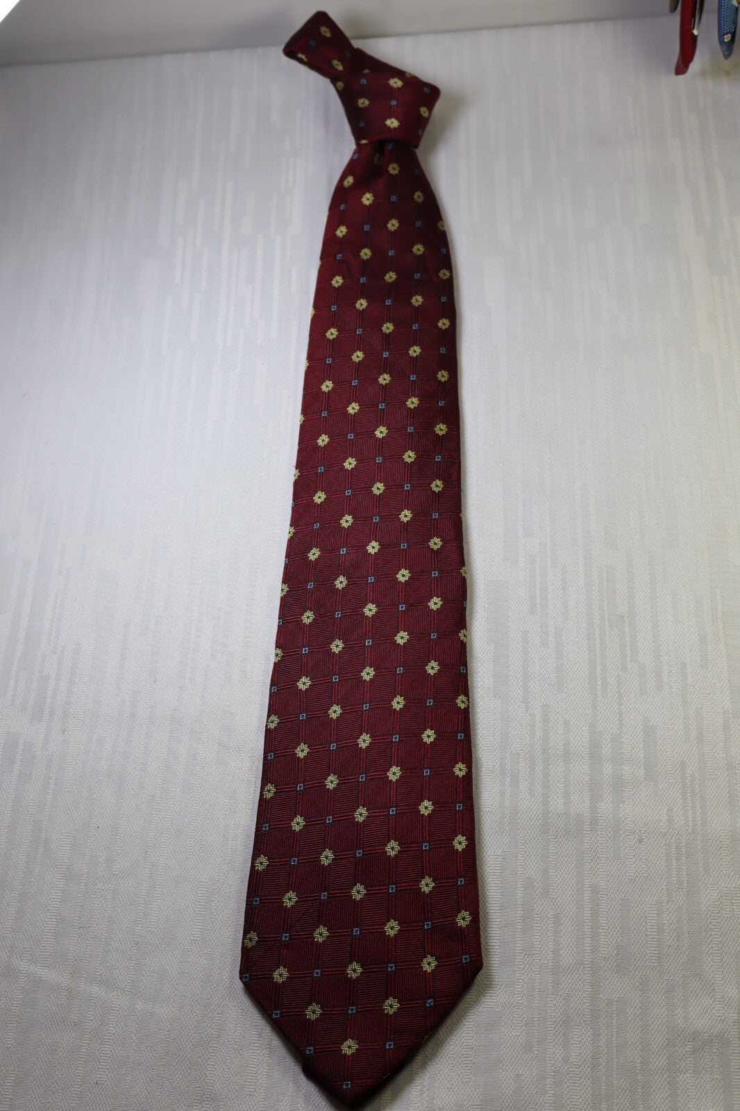 ROXY 100% SILK TIE SETA CRAVATTA NECKTIE MADE ITALY UOMO