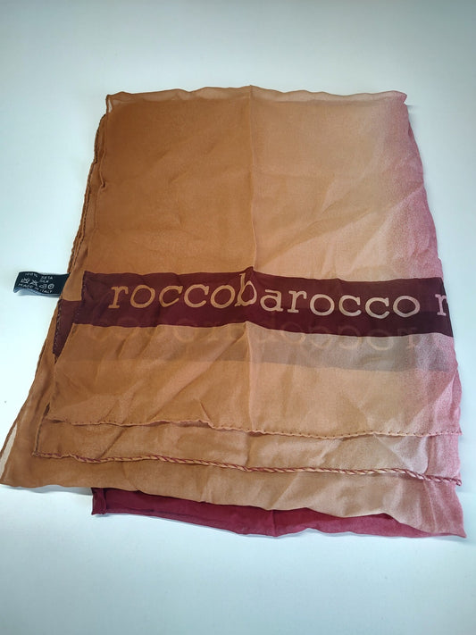 ROCCOBAROCCO FOULARD SCARVES SCARF RECTANGLE 100% SETA MADE IN ITALY