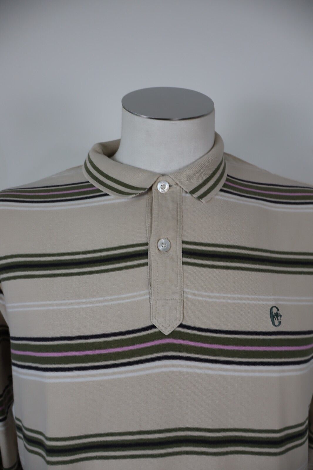 CONTE OF FLORENCE MAGLIA POLO UOMO TG. L MAN POLO SHIRT CASUAL VINTAGE COTONE