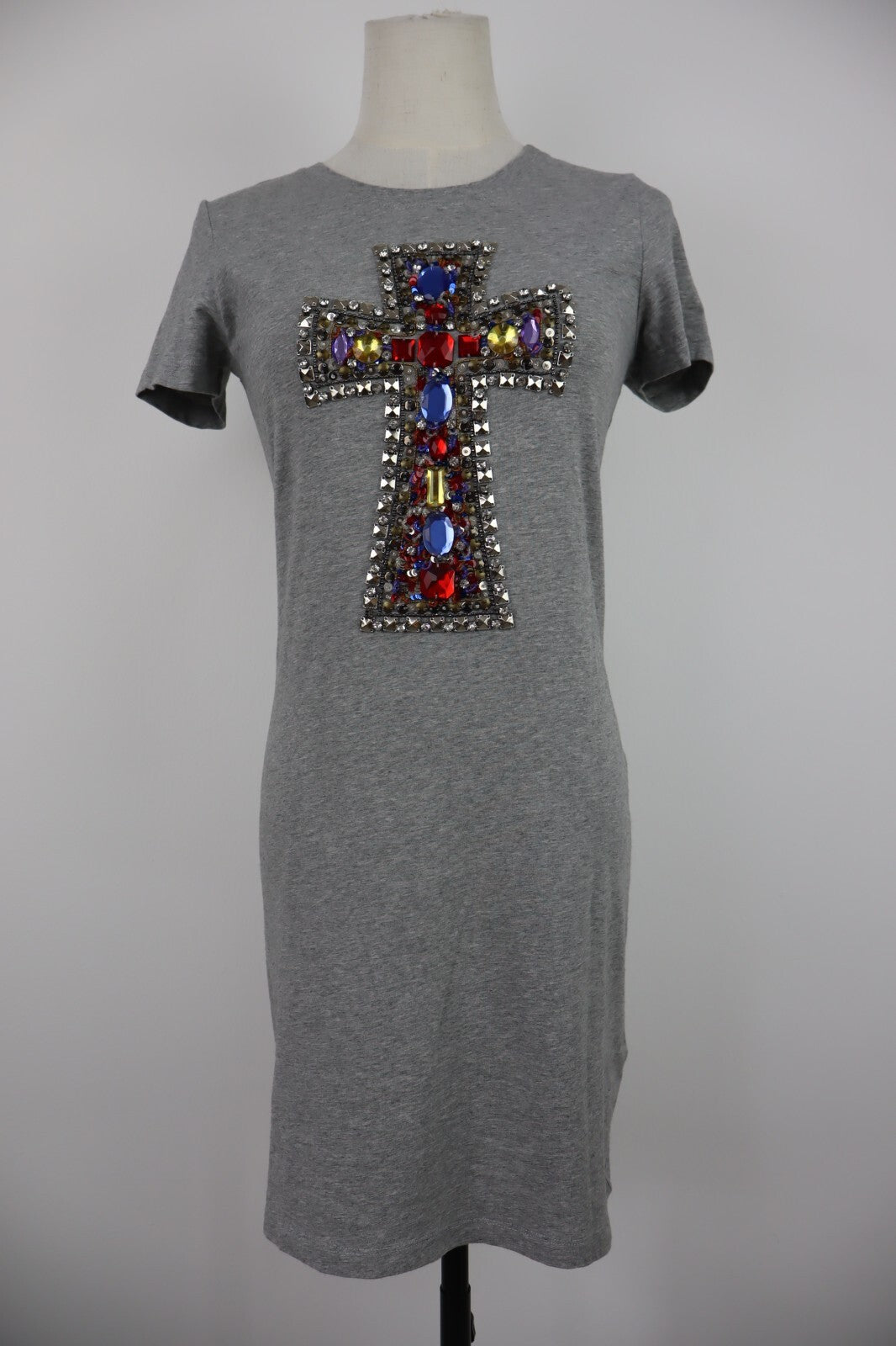 PINKO VESTITO DONNA TG S WOMAN CASUAL VINTAGE DRESS COTONE