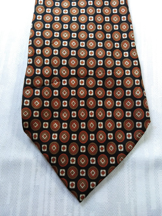 TINO COSMA 100% SETA SILK TIE CRAVATTA NECKTIE MADE ITALY VINTAGE CLASSIC