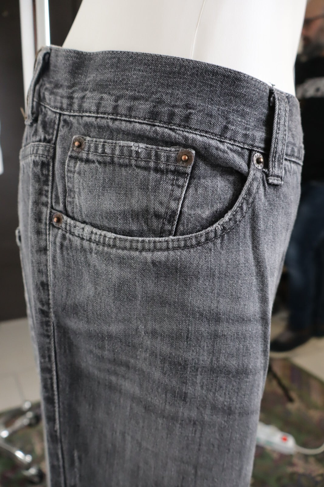 RICHMOND JEANS DENIM PANTALONE UOMO CASUAL TG 38 MAN VINTAGE PANTS