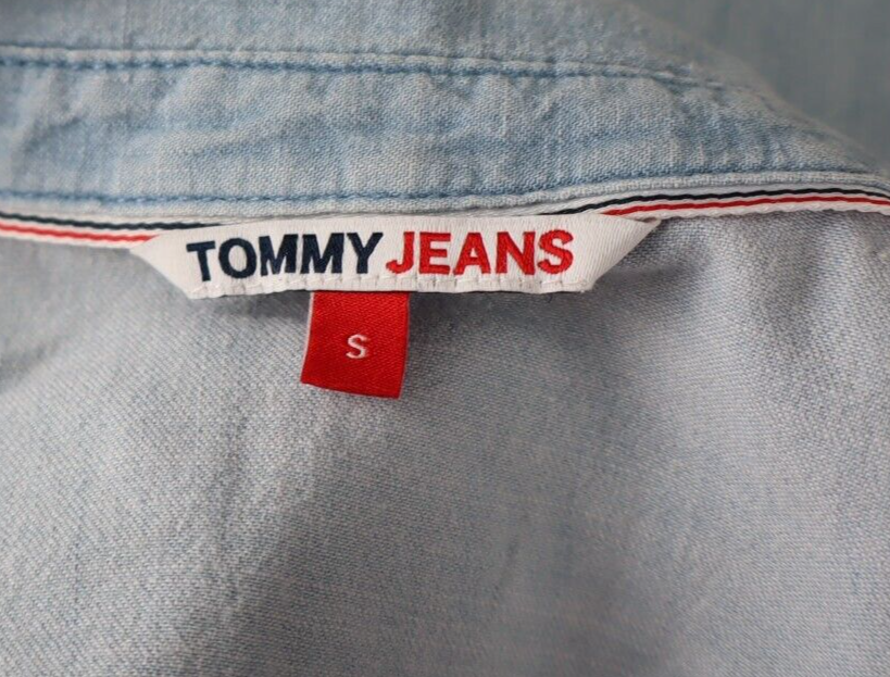 TOMMY HILFIGER JEANS CAMICIA  DONNA TG. S WOMAN SHIRT CASUAL VINTAGE COTONE