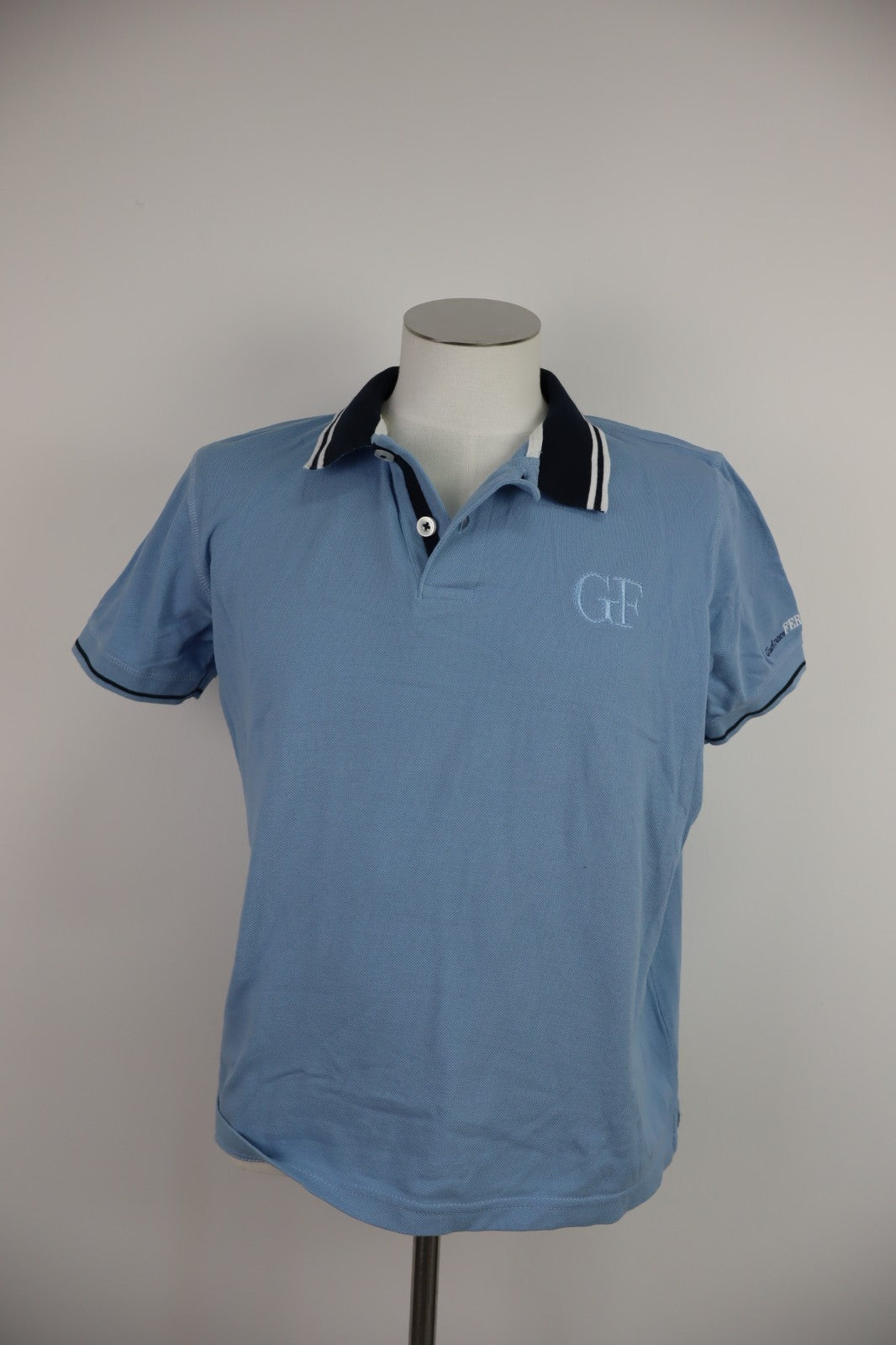 GIANFRANCO FERRE' JEANS MAGLIA POLO UOMO TG. 50 MAN T-SHIRT CASUAL VINTAGE LOGO