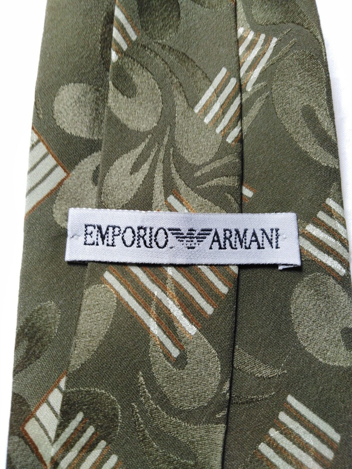 EMPORIO ARMANI 100% SILK TIE SETA CRAVATTA NECKTIE MADE IN ITALY