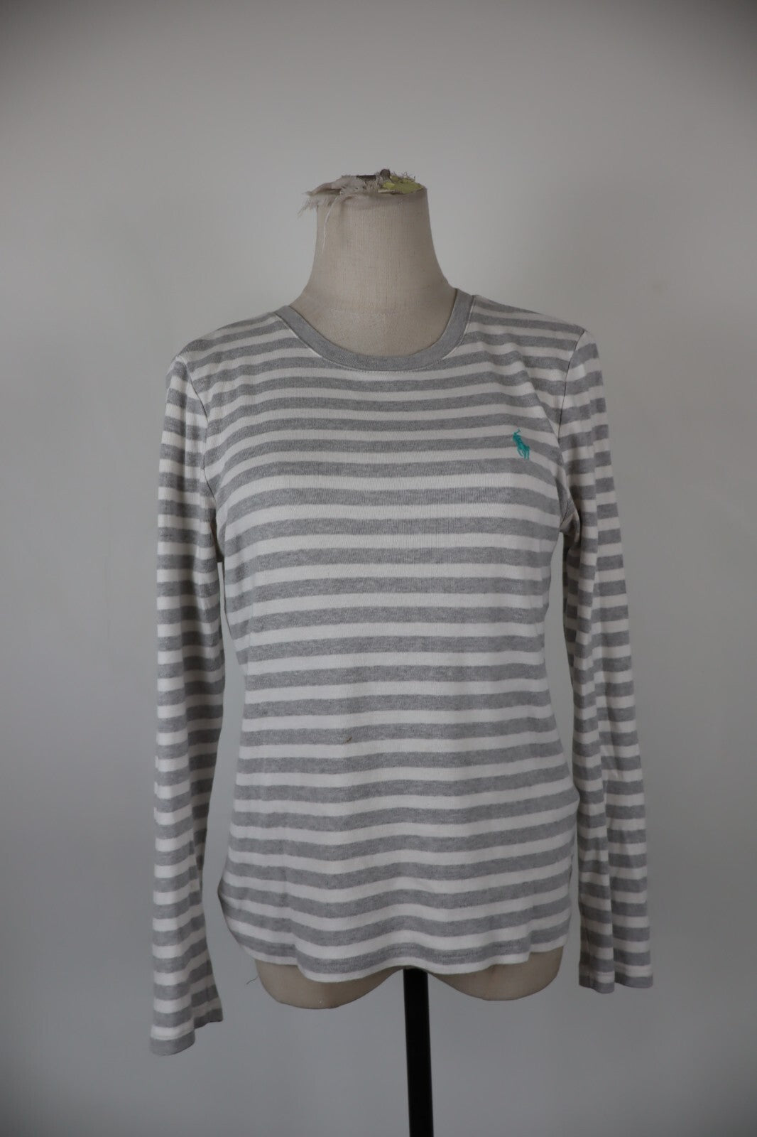 RALPH LAUREN MAGLIA DONNA TG. L WOMAN CASUAL VINTAGE T-SHIRT COTONE COTTON