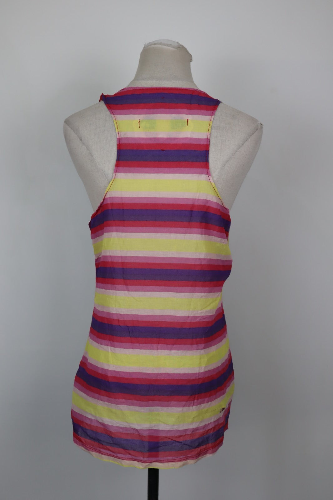 DESIGUAL MAGLIA DONNA TG. L WOMAN CASUAL VINTAGE T-SHIRT  TOP CANOTTA