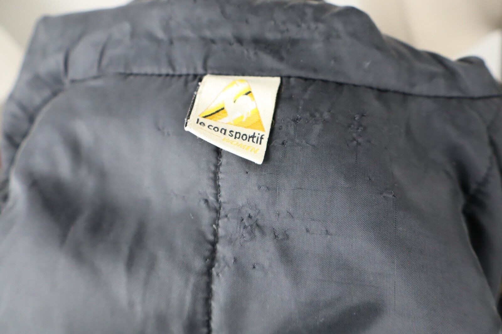 LE COQ SPORTIF GIUBBINO SMANICATO GILET DONNA TG M WOMAN CASUAL JACKET VINTAGE