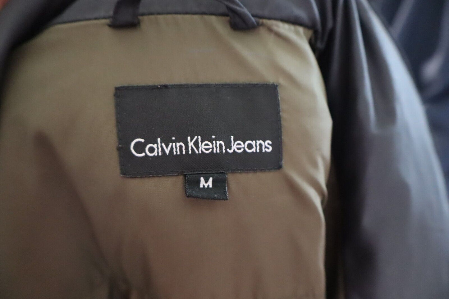 CALVIN KLEIN GIUBBINO PIUMINO PARKA UOMO Tg M VINTAGE MAN JACKET GIACCA CASUAL