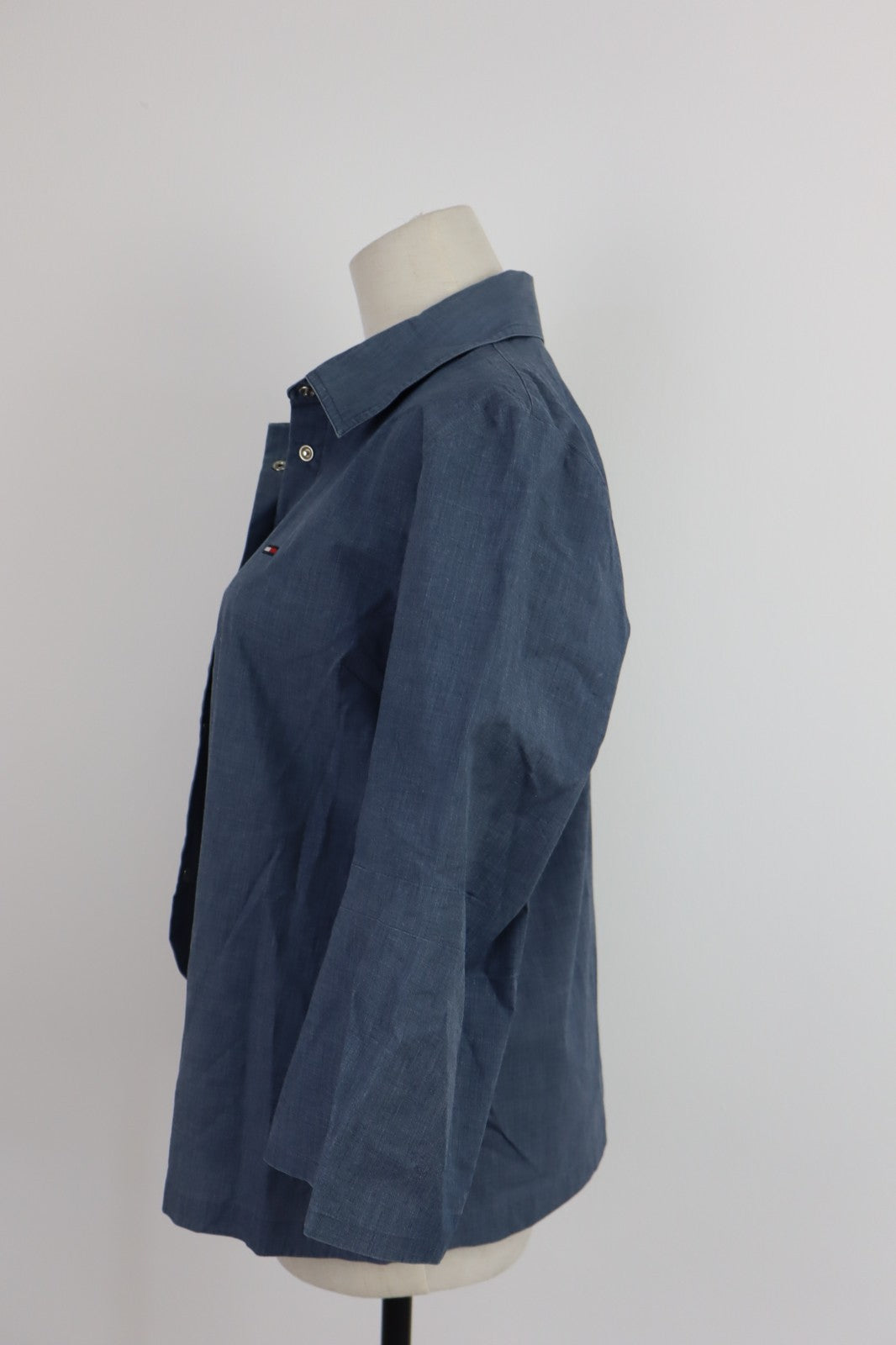 TOMMY HILFIGER DENIM CAMICIA DONNA TG L WOMAN SHIRT CASUAL COTONE VINTAGE
