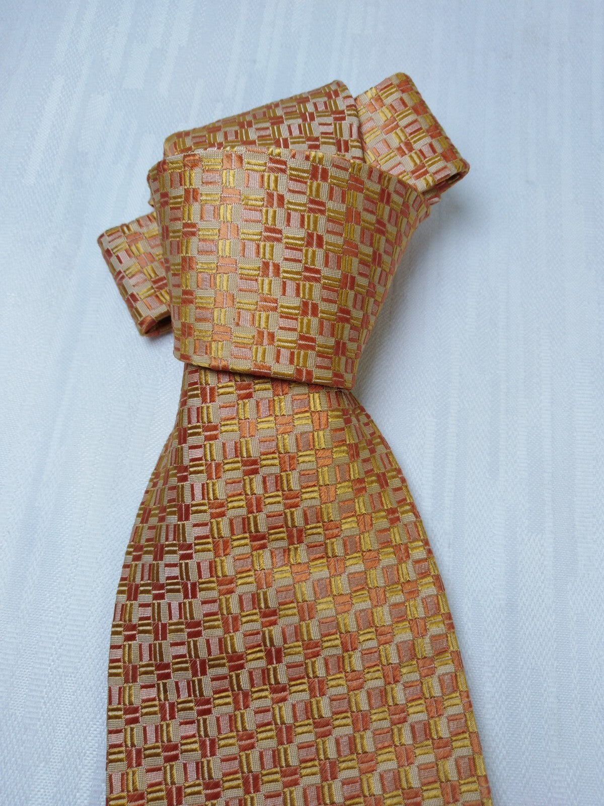 LES COPAINS 100% SILK TIE SETA CRAVATTA NECKTIE MADE IN ITALY CLASSIC