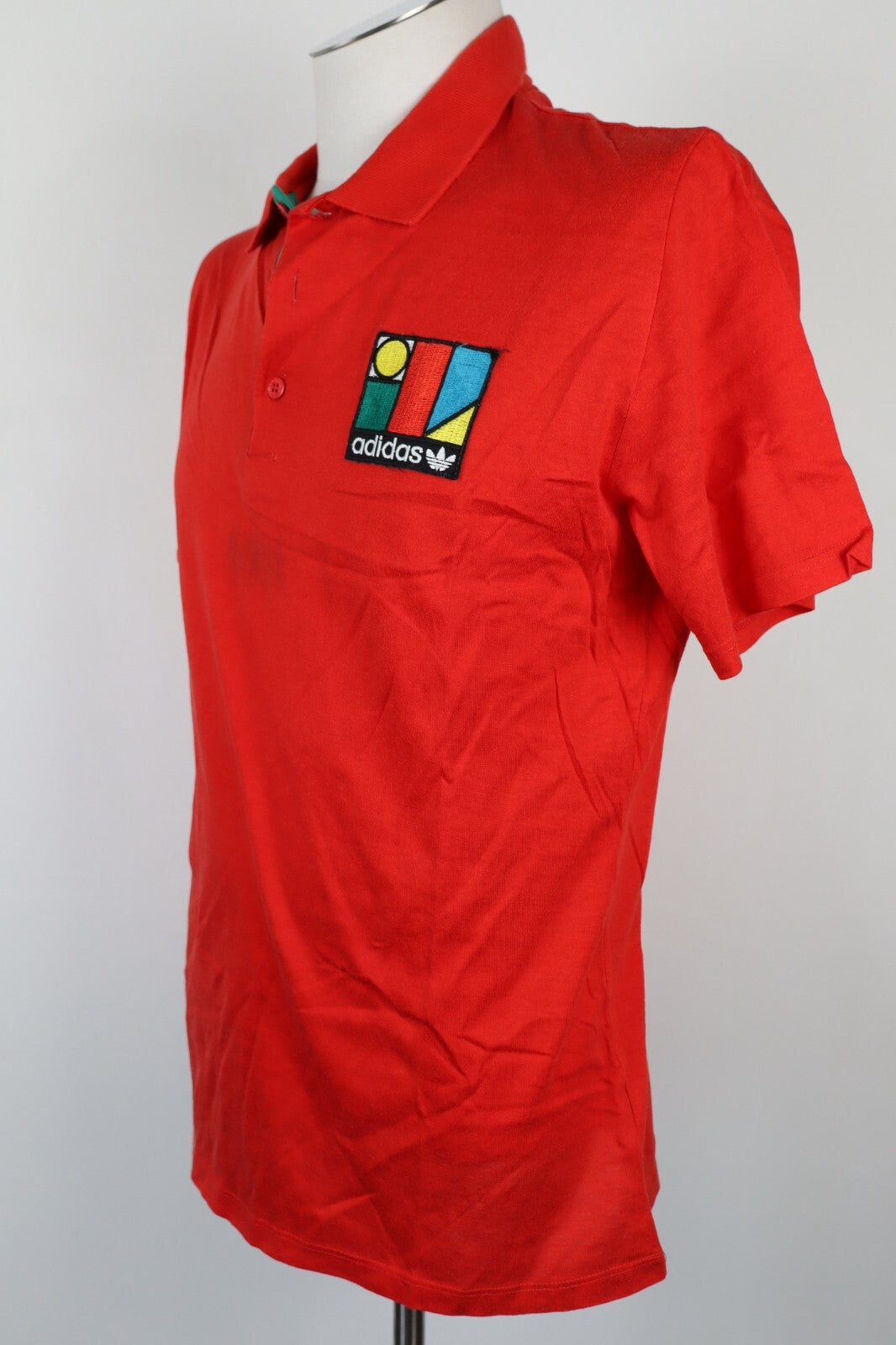 ADIDAS MAGLIA POLO UOMO TG. 52 MAN T-SHIRT CASUAL VINTAGE MADE YUGOSLAVIA